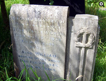 Thomas & William Waterworth headstone - York Cemetery